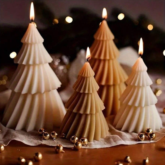 Bougie Sapin de Noël 2 Tailles